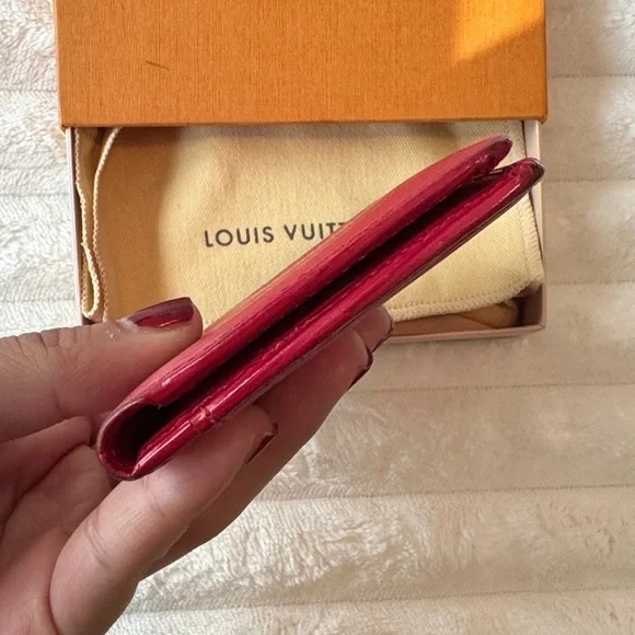 Louis Vuitton Red EPI Wallet - Picture 5 of 10